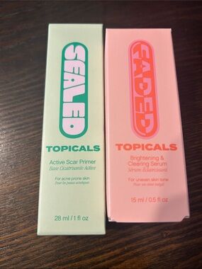NIB SEALED & FADED Topicals Skincare Duo